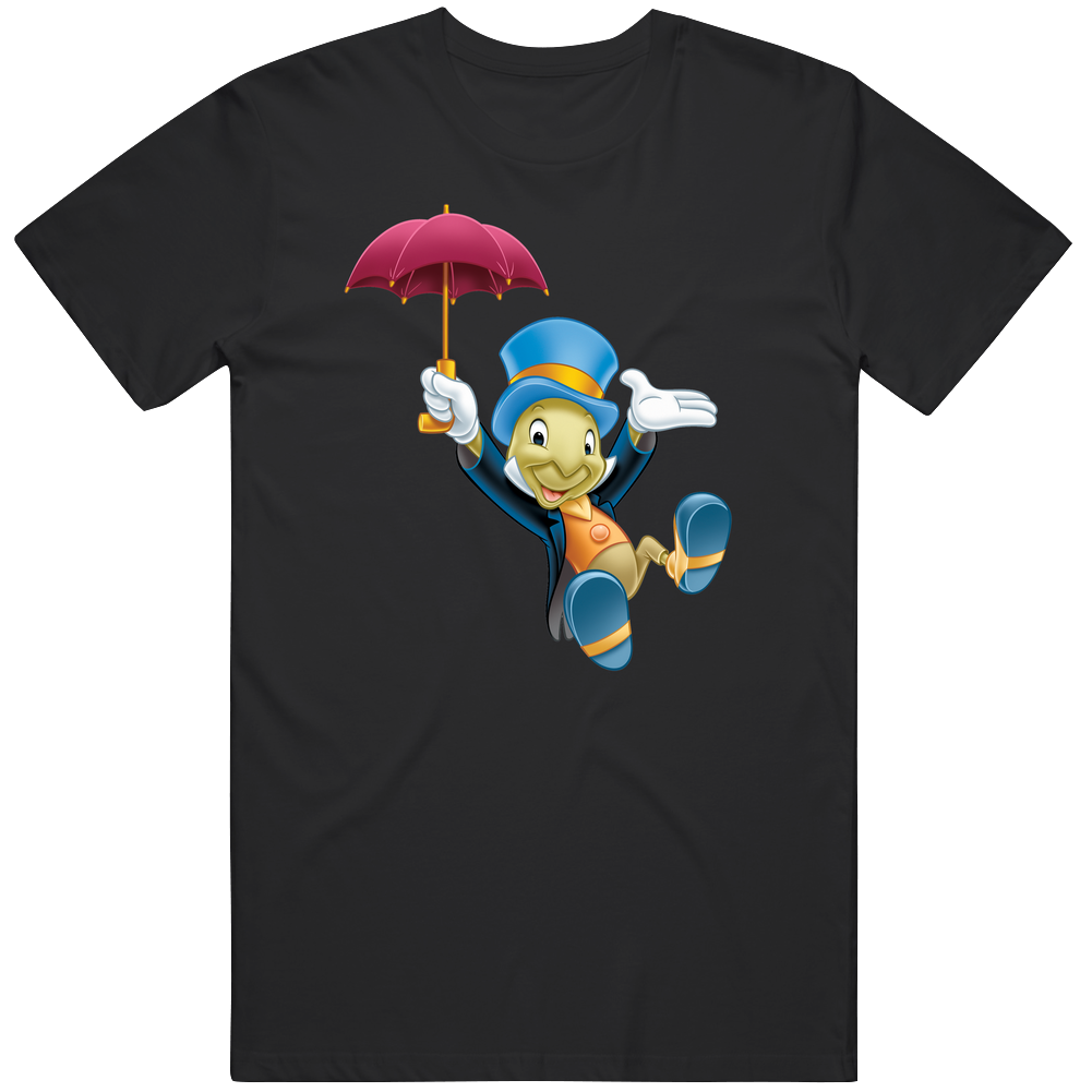 Jiminy Cricket Pinochio Cartoon Characters T Shirt Jiminy Cricket Pinochio Cartoon Characters T Shirt