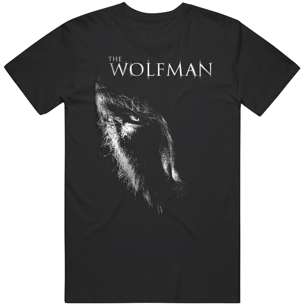 The Wolfman Movie Poster Horror Werewolf T Shirt