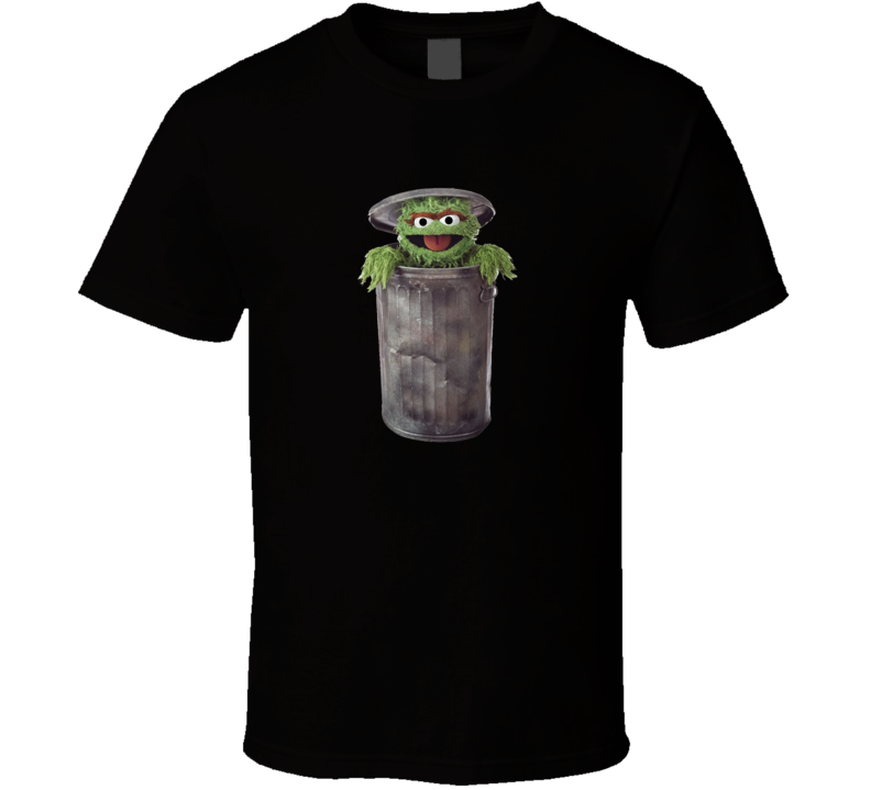 Oscar The Grouch Black Sesame Street T Shirt Oscar The Grouch Black Sesame Street T Shirt