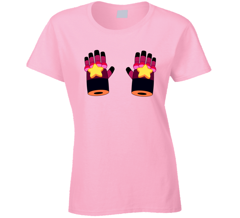 Steven Universe Gauntlets Garnet hands Ladies T-Shirt Steven Universe Gauntlets Garnet hands Ladies T-Shirt