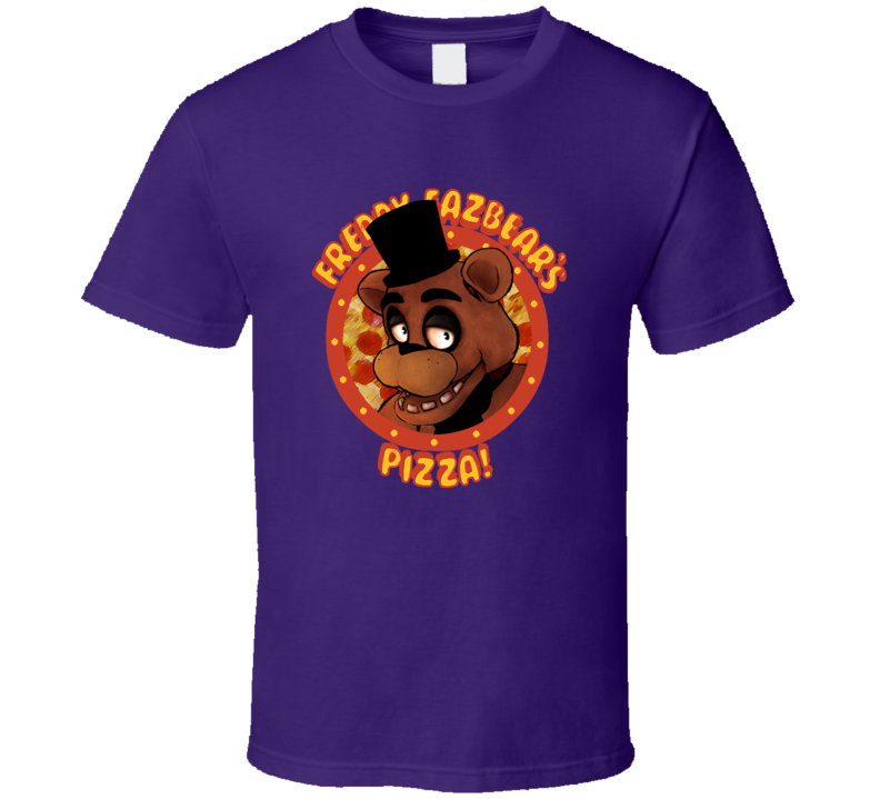 five nights at freddy's FNAF purple T Shirt five nights at freddy's FNAF purple T Shirt
