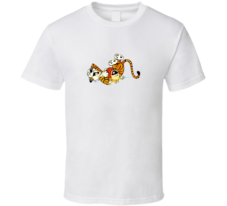 Calvin And Hobbes Laughing T Shirt