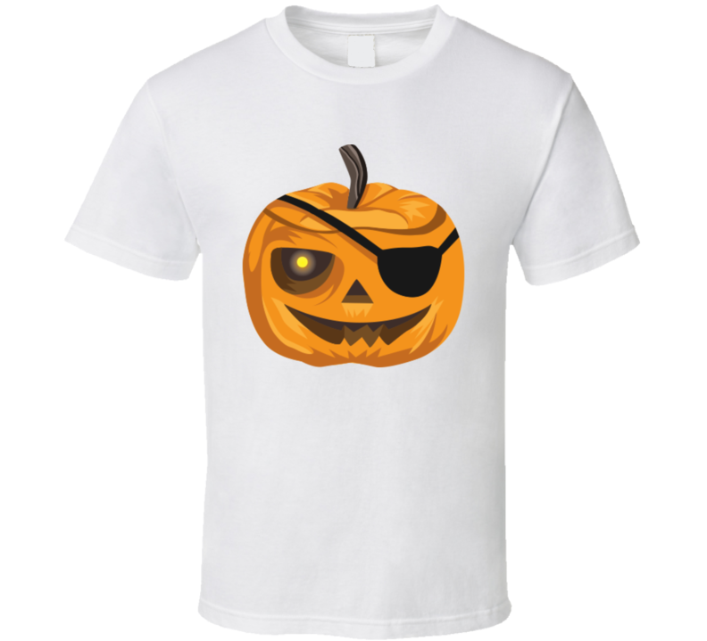 Pumpkin Eye Patch T Shirt