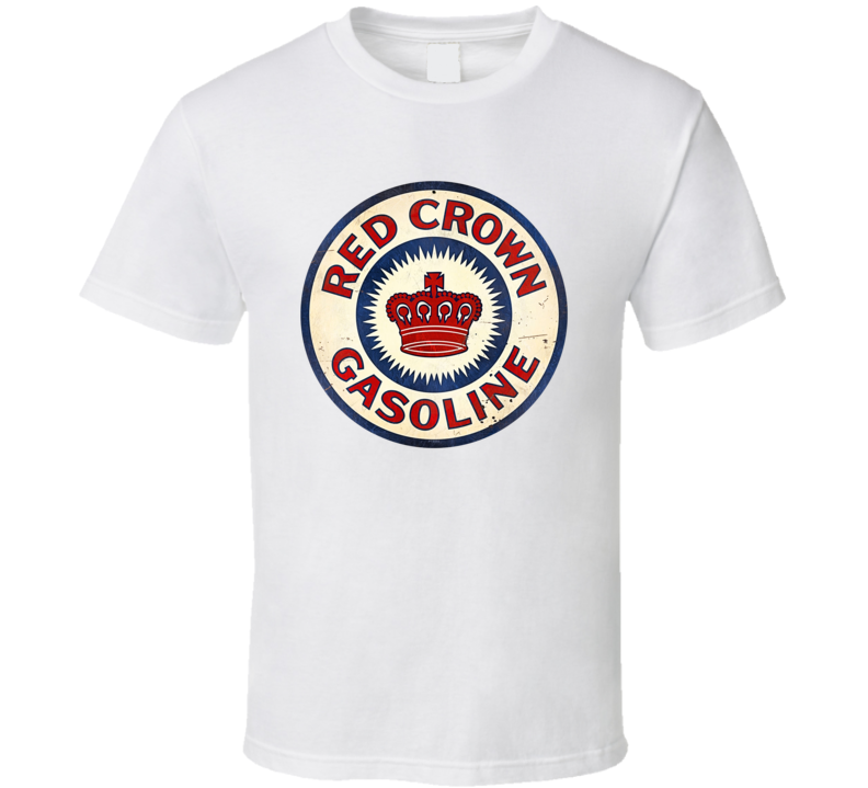 Red Crown Gasoline Sign T Shirt