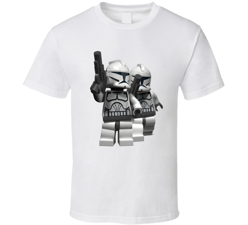 Lego Star Wars Clone Troopers Storm Troopers Figurine Gift Fan T Shirt