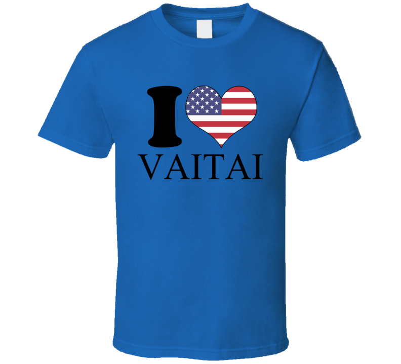 I Heart Love Halapoulivaati Vaitai Football Player Fan T Shirt