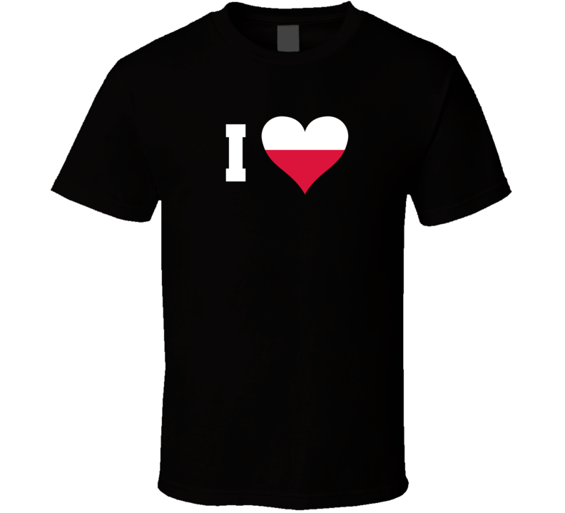 Fifa Soccer 2018 Poland World Cup I Heart T Shirt