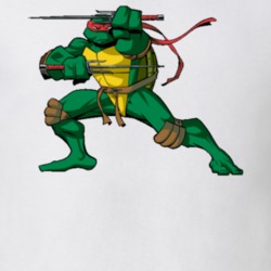 Teenage Mutant Ninja Turtles Raphael Character Fan 1980's Gift T Shirt 32102753