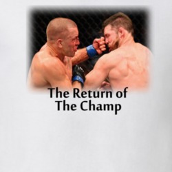 Ufc 217 Gsp Bisping Champion Fight Mma Middleweight Fan Gift Rush St Pierre Champ Return T Shirt 32541866