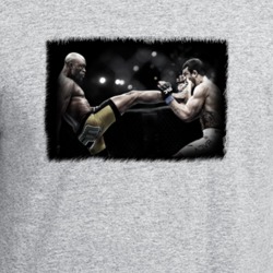 Ufc Middleweight Champion Anderson Silva Kicking Striking Mma Fighting Gift Fan T Shirt 32548592