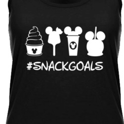 #snackgoals Mouse Ice Cream Drink Theme Gift Fan Carton T Shirt 34408497