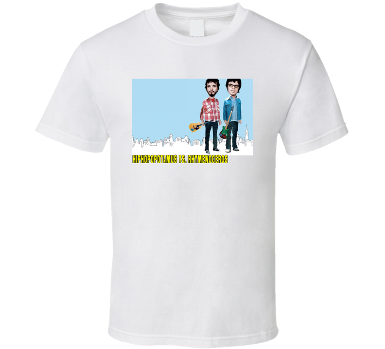 Flight Of The Conchords Hiphopopotamus Vs. Rhymenoceros T Shirt Flight Of The Conchords Hiphopopotamus Vs. Rhymenoceros T Shirt