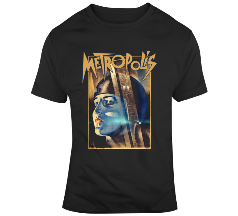 Metropolis Fritz Lang Movie Black Graphic T Shirt