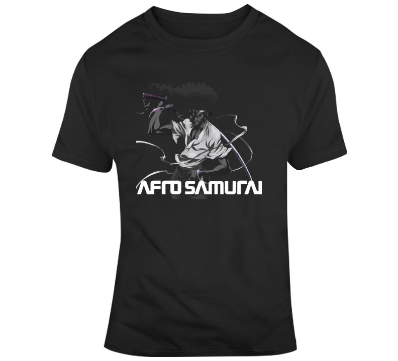 Afro Samurai Anime Movie Graphic T Shirt Afro Samurai Anime Movie Graphic T Shirt