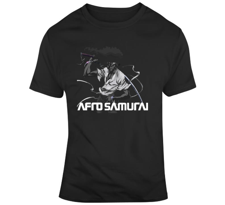 Afro Samurai Anime Movie Graphic T Shirt