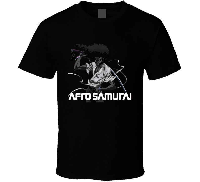 Afro Samurai Anime Movie Graphic T Shirt Afro Samurai Anime Movie Graphic T Shirt