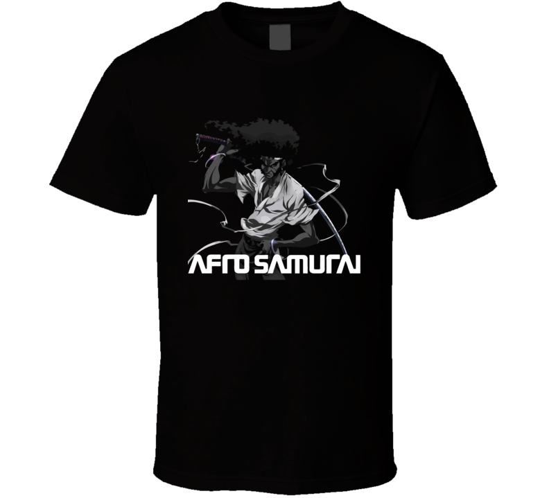 Afro Samurai Anime Movie Graphic T Shirt