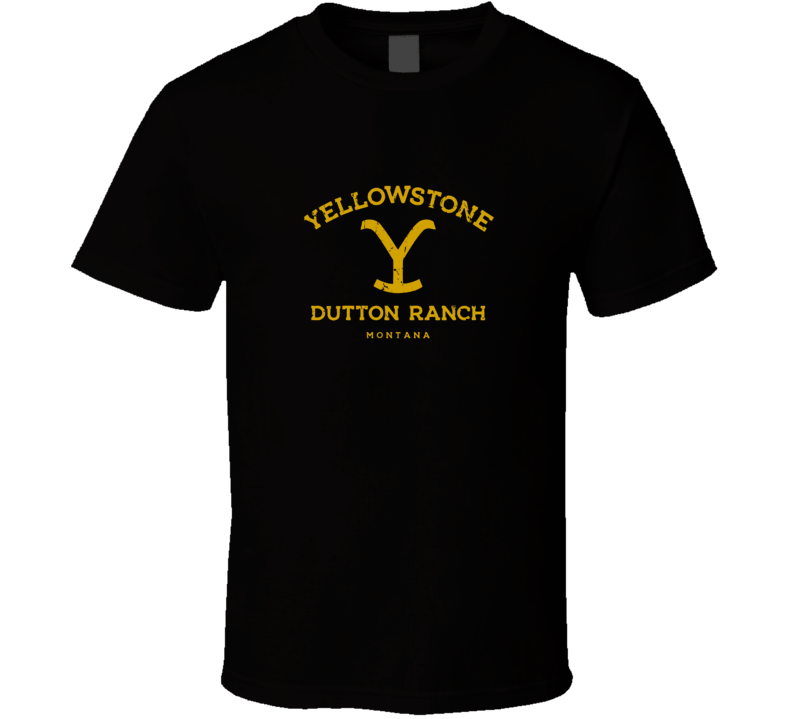 Yellowstone Dutton Ranch Montana Tv Show  T Shirt