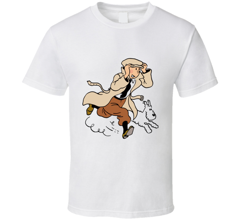 Tintin Tin Tin Comic Book Adventure Movie Graphic T Shirt Tintin Tin Tin Comic Book Adventure Movie Graphic T Shirt