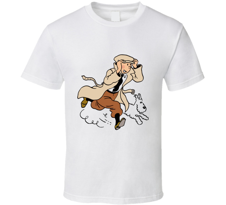 Tintin Tin Tin Comic Book Adventure Movie Graphic T Shirt