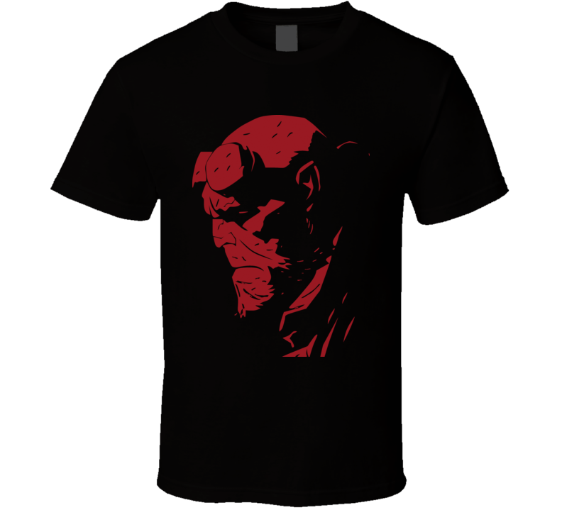 Hellboy Comic Anime Black Graphic T Shirt Hellboy Comic Anime Black Graphic T Shirt