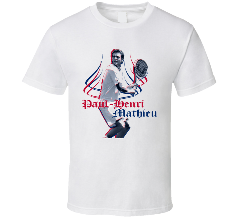 Paul Henri Mathieu France Tennis T Shirt