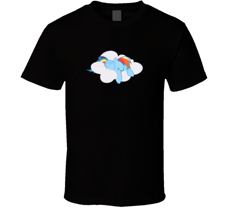 My Little Pony Brony Sleeping Dash T Shirt My Little Pony Brony Sleeping Dash T Shirt