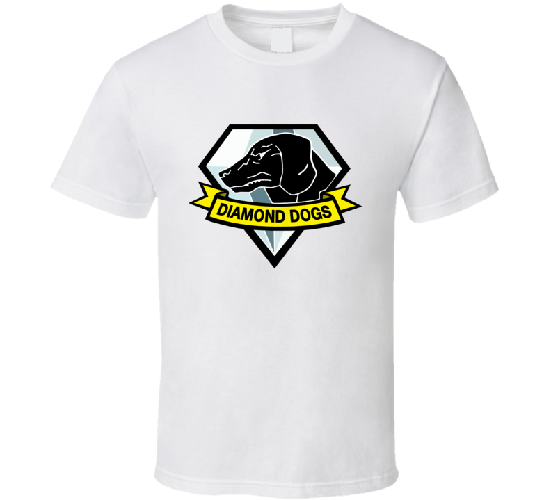 Metal Gear Solid 5 MGS Diamond Dogs video game T shirt Metal Gear Solid 5 MGS Diamond Dogs video game T shirt