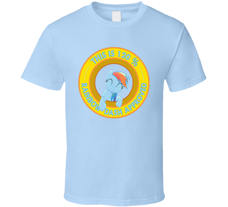 My Little Pony Brony Rainbow dash approved T Shirt