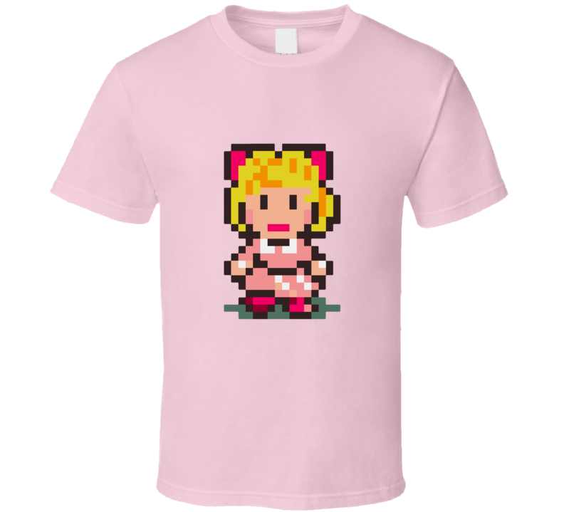 EarthBound Paula Polestar NES 8 bit T shirt EarthBound Paula Polestar NES 8 bit T shirt