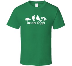 Irish Yoga Funny St Patricks Day Humor T Shirt 37465721