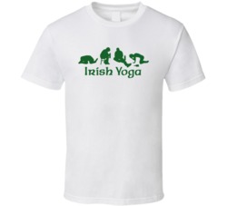 Irish Yoga Funny St Patricks Day Party Humor T Shirt 37465726