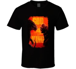 Godzilla Vs King Kong 2020 Cool Movie Poster Fan Distressed Style T Shirt 37465750