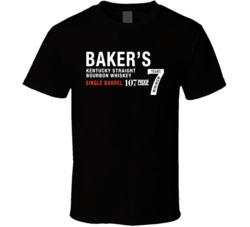 Bakers Kentucky Straight Bourbon Whiskey Single Barrel Cool Liquor T Shirt 37545230