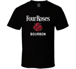 Four Roses Single Barrel Bourbon Cool Liquor Label T Shirt 37545237