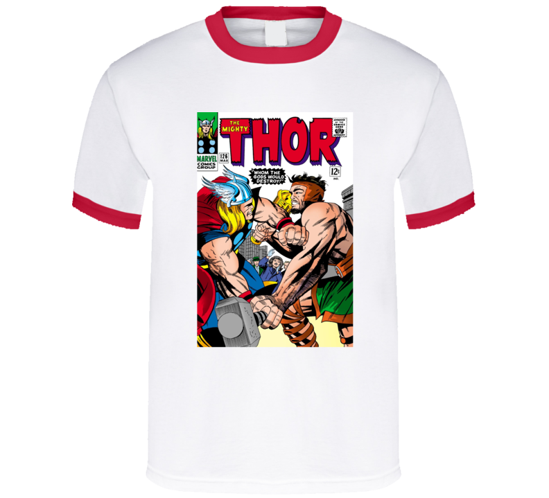 The Mighty Thor Super Hero Comic Tshirt The Mighty Thor Super Hero Comic Tshirt