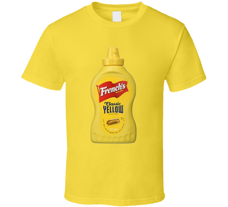 Frenchs Classic Yellow Mustard Food Condiment Logo T Shirt Frenchs Classic Yellow Mustard Food Condiment Logo T Shirt
