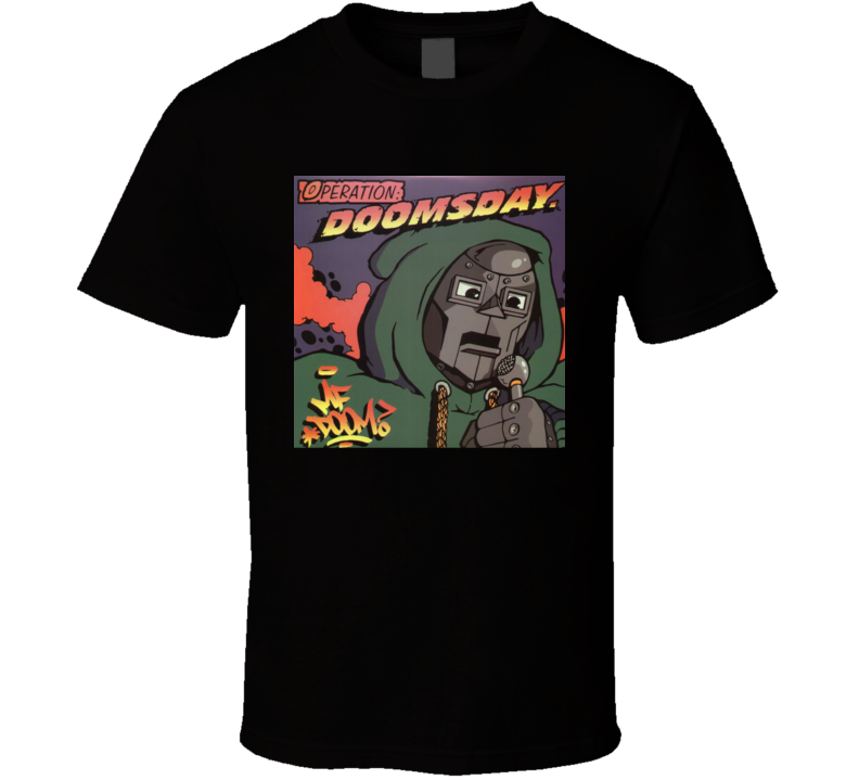 MF Doom Operation Doomsday Underground Rap Hip Hop Album Cover T Shirt MF Doom Operation Doomsday Underground Rap Hip Hop Album Cover T Shirt