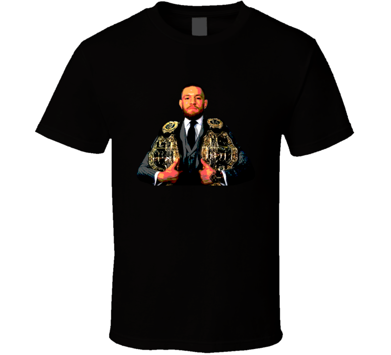 Conor McGregor Lightweight Featherweight MMA Champion Cool Fighting Sport Fan T Shirt Conor McGregor Lightweight Featherweight MMA Champion Cool Fighting Sport Fan T Shirt