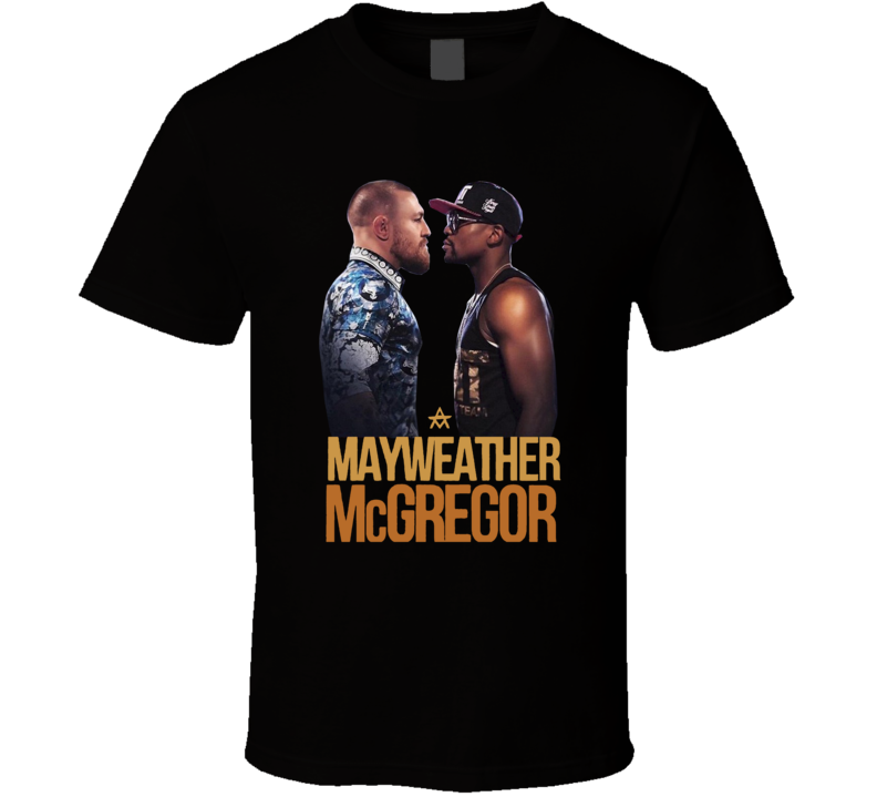 Conor McGregor Vs Floyd Mayweather Super Fight Card MMA Boxing Fighter Fan T Shirt Conor McGregor Vs Floyd Mayweather Super Fight Card MMA Boxing Fighter Fan T Shirt