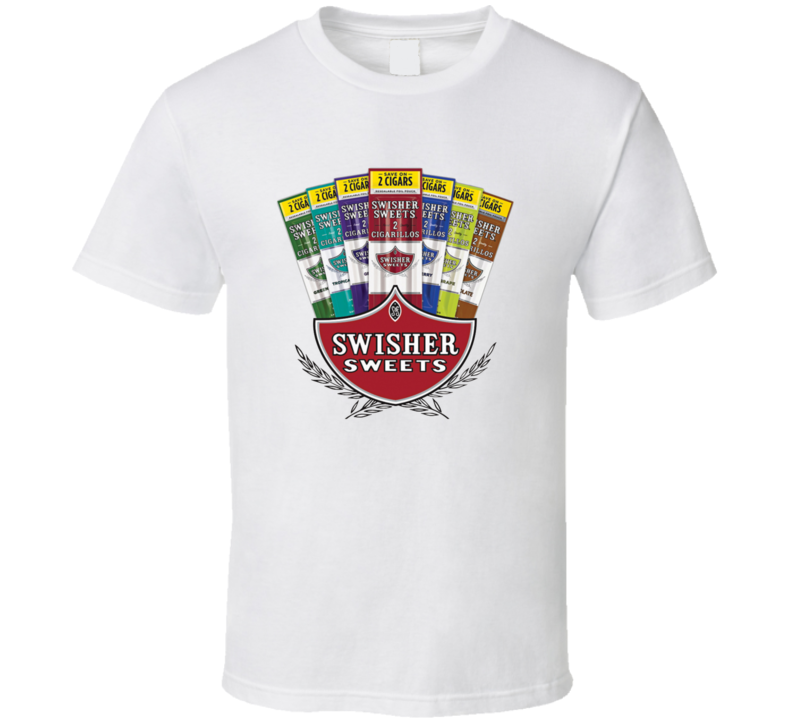 Swisher Sweets Cigarillos Cool Cigar Blunt Logo T Shirt Swisher Sweets Cigarillos Cool Cigar Blunt Logo T Shirt