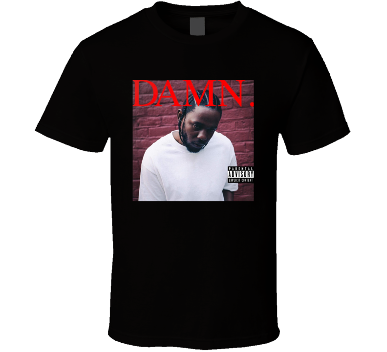 Kendrick Lamar Damn Album Cover Rap Hip Hop Music Fan T Shirt Kendrick Lamar Damn Album Cover Rap Hip Hop Music Fan T Shirt