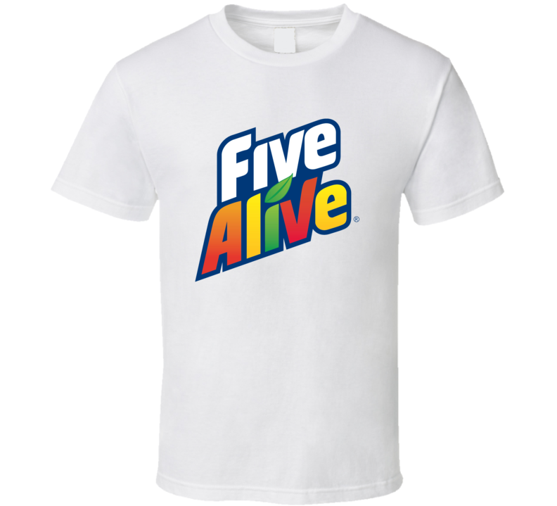 Five Alive Popular Fruit Juice Drink Logo T Shirt Five Alive Popular Fruit Juice Drink Logo T Shirt