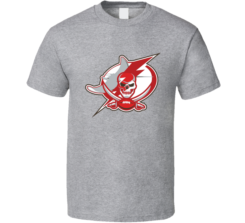 Tampa Bay Sports Team Logo Mashup Lightning Buccaneers Rays Fan T Shirt Tampa Bay Sports Team Logo Mashup Lightning Buccaneers Rays Fan T Shirt