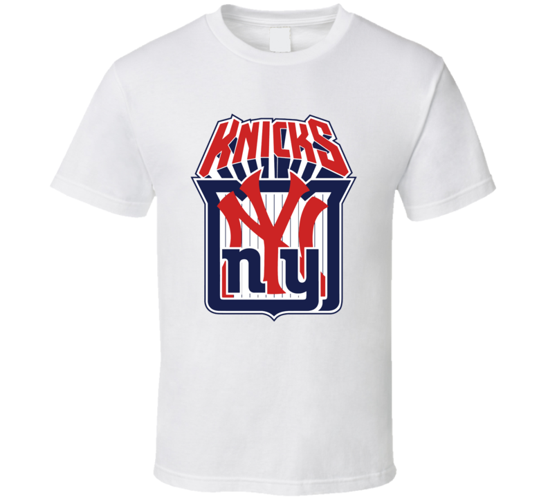 New York Sports Team Logo Mashup Giants Yankees Knicks Rangers Fan T Shirt New York Sports Team Logo Mashup Giants Yankees Knicks Rangers Fan T Shirt