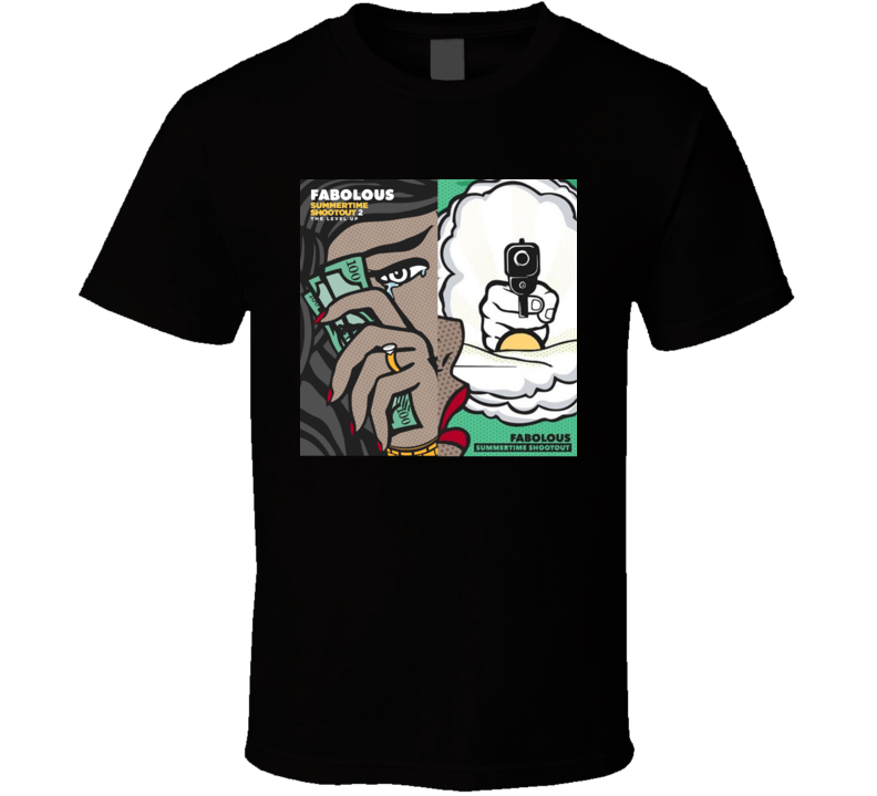 Fabolous Summertime Shootout SS2 Split Mixtape Album Cover Rap Hip Hop Music Fan T Shirt Fabolous Summertime Shootout SS2 Split Mixtape Album Cover Rap Hip Hop Music Fan T Shirt