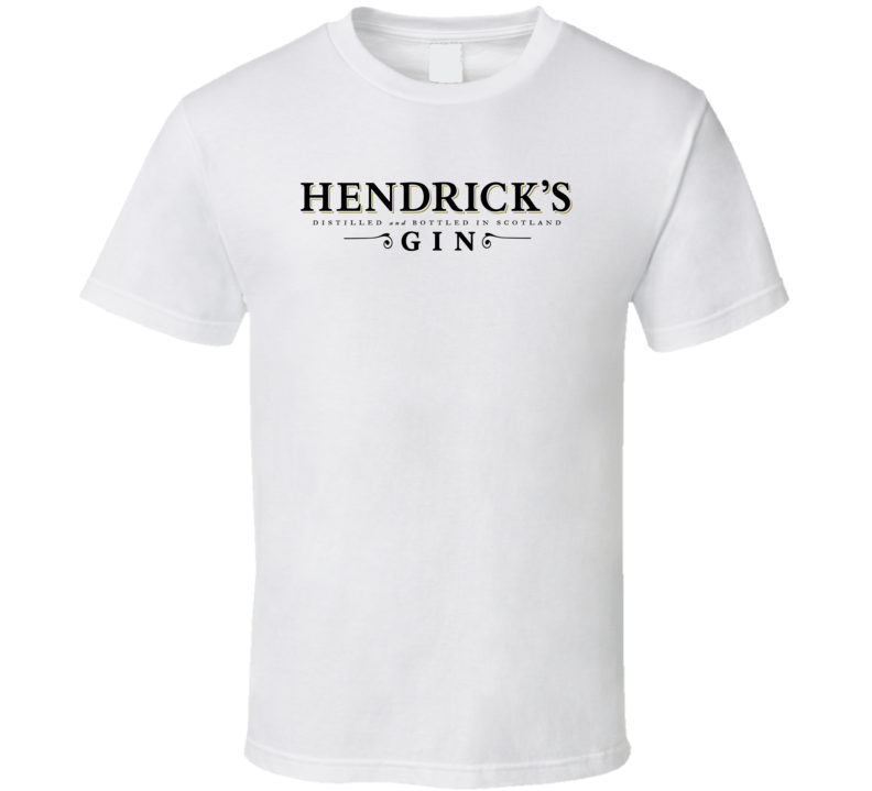 Hendrick's Gin Popular Hard Liquor Alcohol Drink Booze Brand Logo T Shirt Hendrick's Gin Popular Hard Liquor Alcohol Drink Booze Brand Logo T Shirt