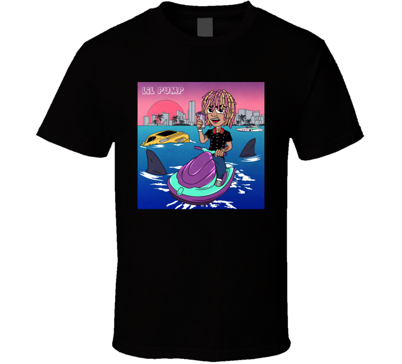 Lil Pump Jet Ski Debut Album Cover Drill Rapper Rap Music Fan T Shirt Lil Pump Jet Ski Debut Album Cover Drill Rapper Rap Music Fan T Shirt