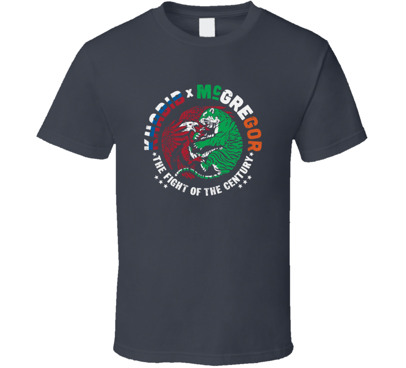 Khabib Nurmagomedov Vs. Conor Mcgregor Fight Of The Century Mma Fighter Fan T Shirt Khabib Nurmagomedov Vs. Conor Mcgregor Fight Of The Century Mma Fighter Fan T Shirt