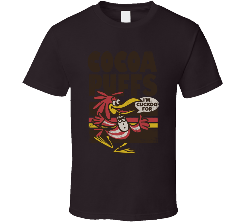 Im Cuckoo For Cocoa Puffs Cool Cereal Mascot T Shirt Im Cuckoo For Cocoa Puffs Cool Cereal Mascot T Shirt